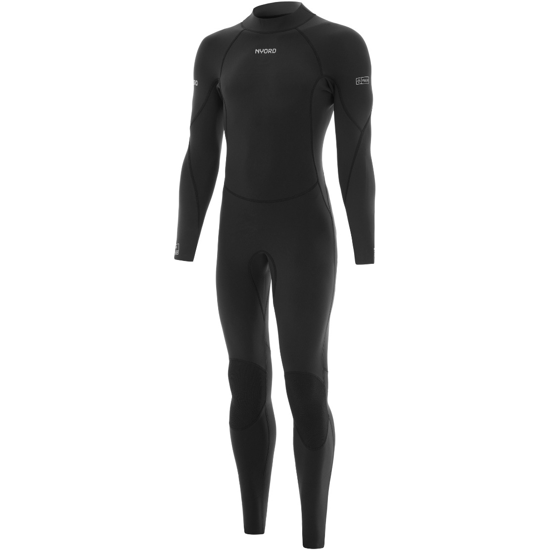 2026 Nyord Mens Solu Yulex 3/2mm Back Zip Fl Wetsuit SOLM32FLBZ001 - Black